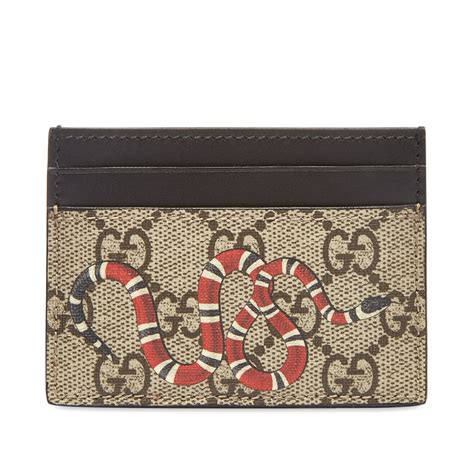 gucci snake cardholder|gucci snake credit card holder.